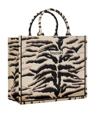 BRACCIALINI WINTER XL-Handtasche mit zwei Henkeln Tiger - Damentaschen - 2