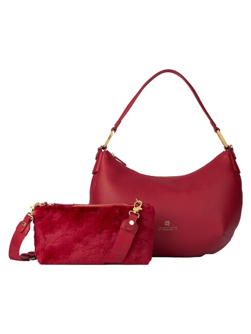 BETH L Schultertasche mit Schultergurt Rot - Damentaschen