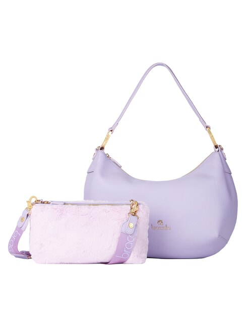 BETH L Schultertasche mit Schultergurt lila - Damentaschen