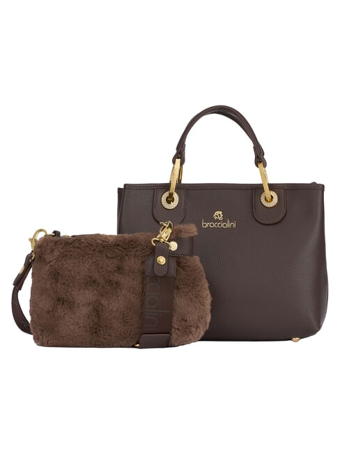 BETH M Handtasche mit Doppelgriff braun - Damentaschen