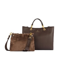 BRACCIALINI BETH L Handtasche mit Doppelgriff braun - Damentaschen - 3