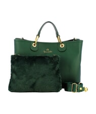 BRACCIALINI BETH L Handtasche mit Doppelgriff Gr&uuml;n - Damentaschen - 3