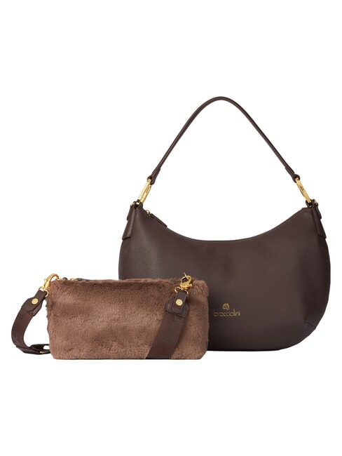 BETH L Schultertasche mit Schultergurt braun - Damentaschen