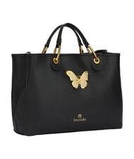 BRACCIALINI BETH JEWELS L Handtasche mit zwei Henkeln und Schulterriemen Schwarz - Damentaschen - 2