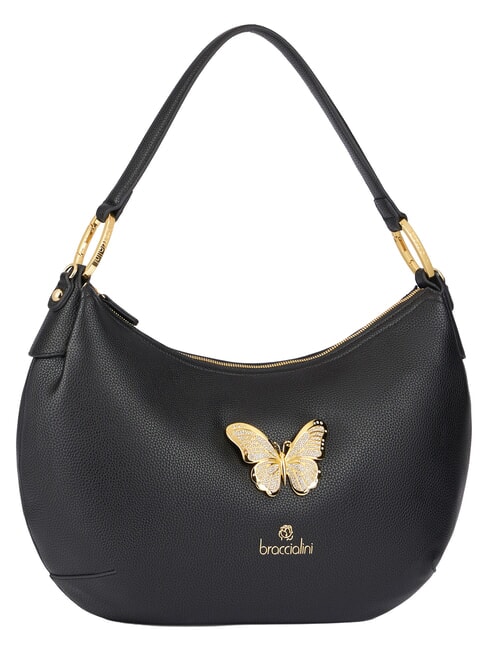 BETH JEWELS L Schultertasche mit Schultergurt Schwarz - Damentaschen