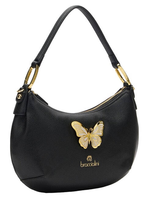 BETH JEWELS M Halbmondf&ouml;rmige Schultertasche Schwarz - Damentaschen