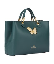 BRACCIALINI BETH JEWELS L Handtasche mit zwei Henkeln und Schulterriemen Gr&uuml;n - Damentaschen - 2
