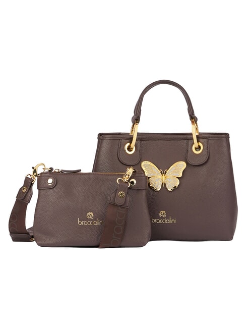 BETH JEWELS M Handtasche mit Doppelgriff braun - Damentaschen