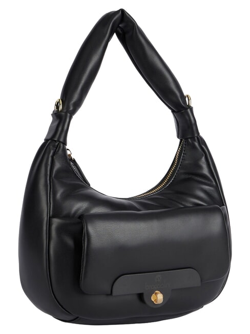PUFFY S Schultertasche mit Schultergurt Schwarz - Damentaschen