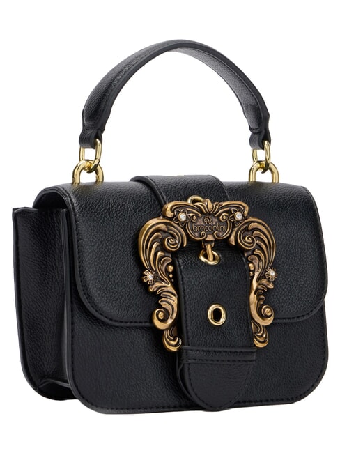BAROQUE Mini-Handtasche mit Kettenschulterriemen Schwarz - Damentaschen