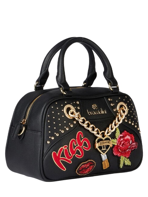 ROCK M Handtasche mit Schulterriemen Schwarz - Damentaschen