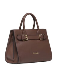 BRACCIALINI HELLEN Lederhandtasche mit Schulterriemen braun - Damentaschen - 2