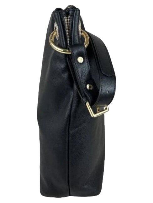 NORA L Verstellbare Schultertasche Schwarz - Damentaschen