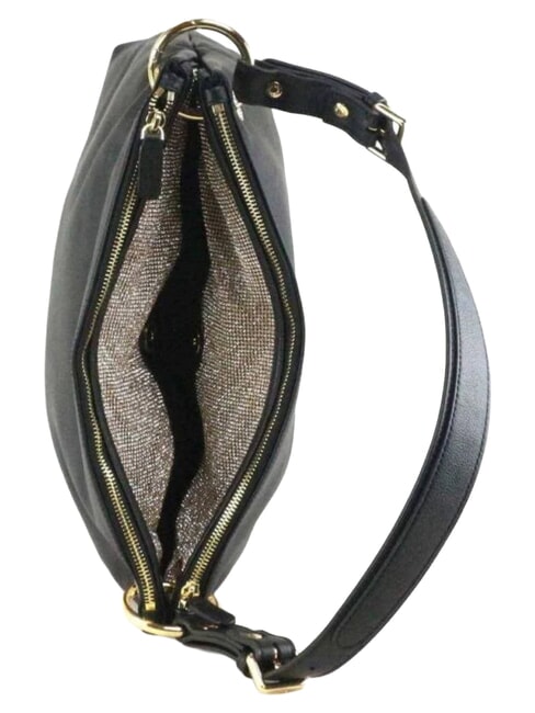 NORA L Verstellbare Schultertasche Schwarz - Damentaschen