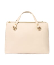 BRACCIALINI NORA Lederhandtasche mit Schultergurt Beige - Damentaschen - 3