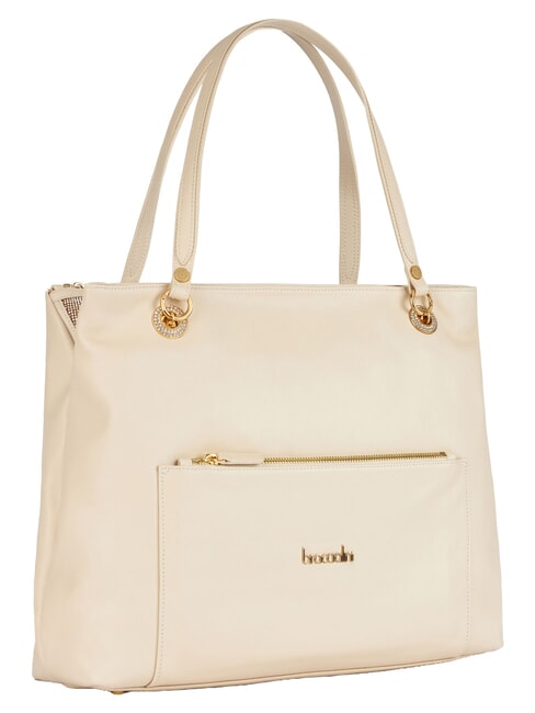 NORA Umh&auml;ngetasche aus Leder mit Tasche Beige - Damentaschen