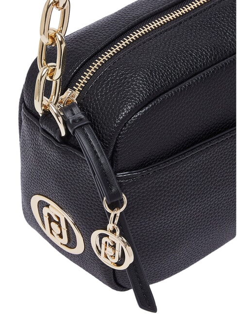 FAIZA Mini-Tasche mit verstellbarem Schultergurt schwarz/stahl - Damentaschen