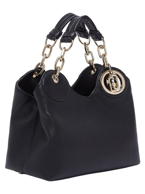 FAIZA Handtasche mit Schulterriemen schwarz/messinggold - Damentaschen