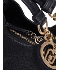 LIUJO FAIZA Handtasche mit Schulterriemen schwarz/messinggold - Damentaschen - 5