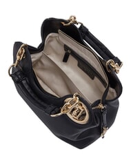 LIUJO FAIZA Handtasche mit Schulterriemen schwarz/messinggold - Damentaschen - 6