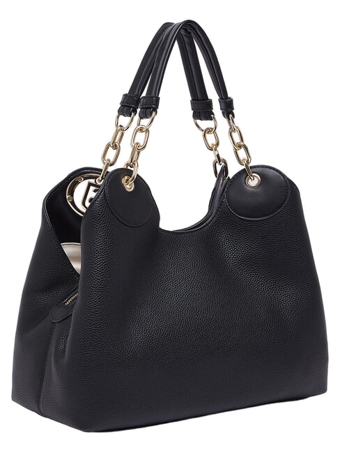 FAIZA Handtasche mit Schulterriemen schwarz/stahl - Damentaschen