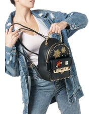 BRACCIALINI ROCK Rucksack mit vorderer Cliptasche - Damentaschen