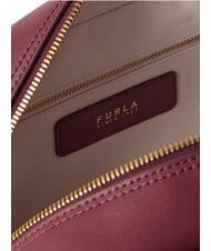 FURLA POPPY Schultertasche, Leder roter Apfel - Damentaschen - 4