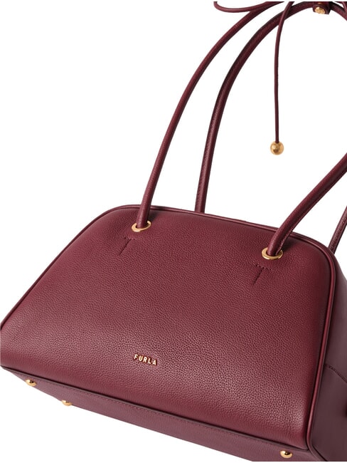 POPPY Schultertasche, Leder roter Apfel - Damentaschen
