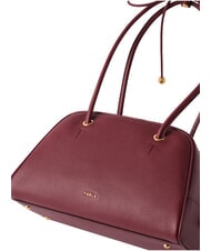 FURLA POPPY Schultertasche, Leder roter Apfel - Damentaschen - 5