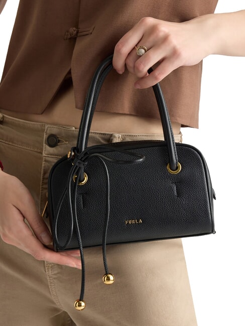 POPPY Mini-Handtasche mit Schulterriemen Schwarz - Damentaschen