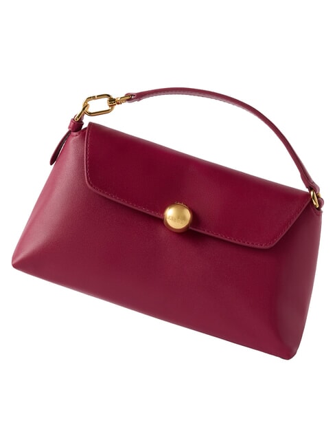 SFERA SOFT Lederhandtasche mit Schulterriemen Rhododendron - Damentaschen