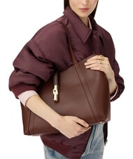 FURLA GOCCIA Umh&auml;ngetasche, Leder Schokolade - Damentaschen - 2