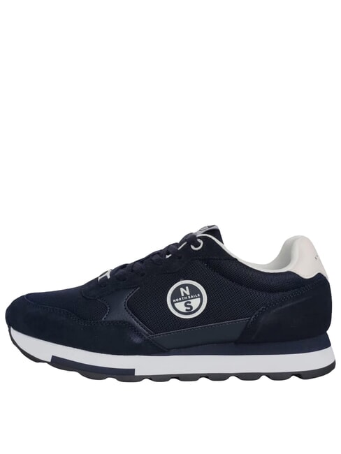 ROUTE Turnschuhe Marineblau-Wei&szlig; - Herrenschuhe