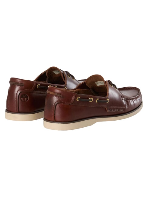 DECK LEATHER Ledermokassins Dunkelbraun - Herrenschuhe