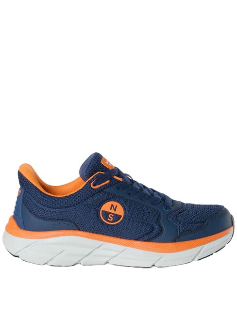 KEEL PRO CHROME Turnschuhe DK Denim-Orangen-Pulverwasser - Damenschuhe