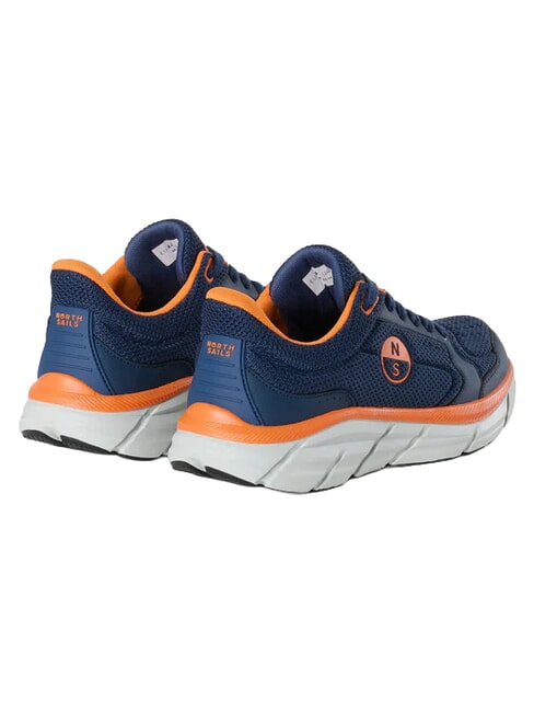 KEEL PRO CHROME Turnschuhe DK Denim-Orangen-Pulverwasser - Damenschuhe