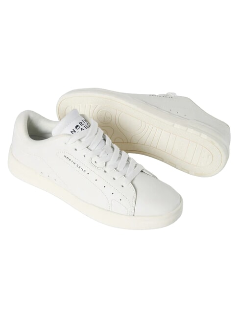 FENDER PLAIN Ledersneakers Wei&szlig; - Herrenschuhe
