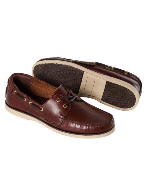 DECK LEATHER Ledermokassins Dunkelbraun - Herrenschuhe