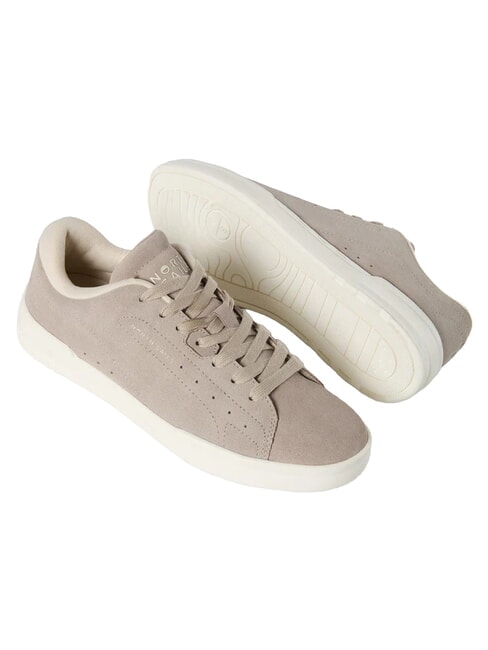 FENDER SUEDE Ledersneakers Beige - Herrenschuhe