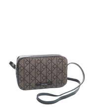 CALVIN KLEIN EMBLEM AOP Mini-Schultertasche Lotus Beige / Schwarz AOP - Damentaschen - 2