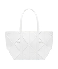CALVIN KLEIN WOVEN Handtasche mit Schulterriemen Wei&szlig;es Steinkraut - Damentaschen - 4