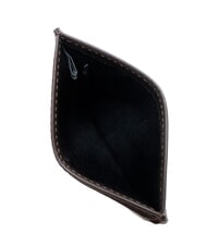 CALVIN KLEIN RAISED LOGO Flacher Kartenhalter aus Leder ck dunkelbraun - Brieftaschen Herren - 2