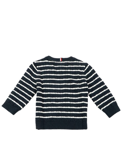 TH Rundhalspullover nautischer Streifen - Kinderpullover