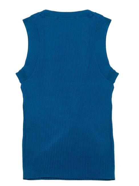 TH &Auml;rmelloses Hemd, breite Schulterpartie tiefes Indigo - T-Shirts und Tops f&uuml;r Damen