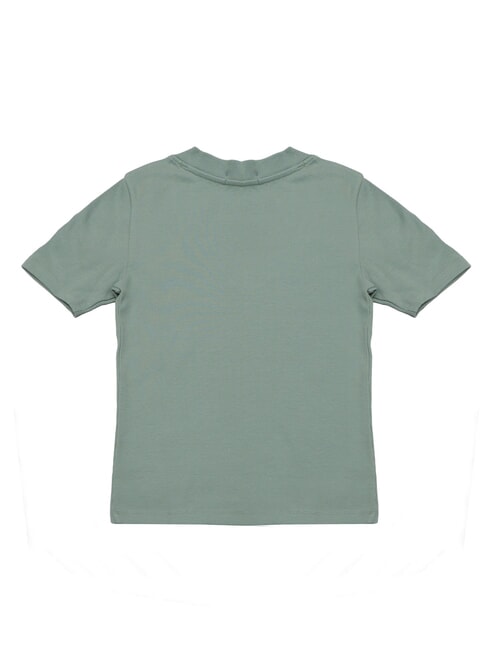 WOVEN LABEL Kurz&auml;rmeliges Baumwoll-T-Shirt grau - T-Shirts und Tops f&uuml;r Damen