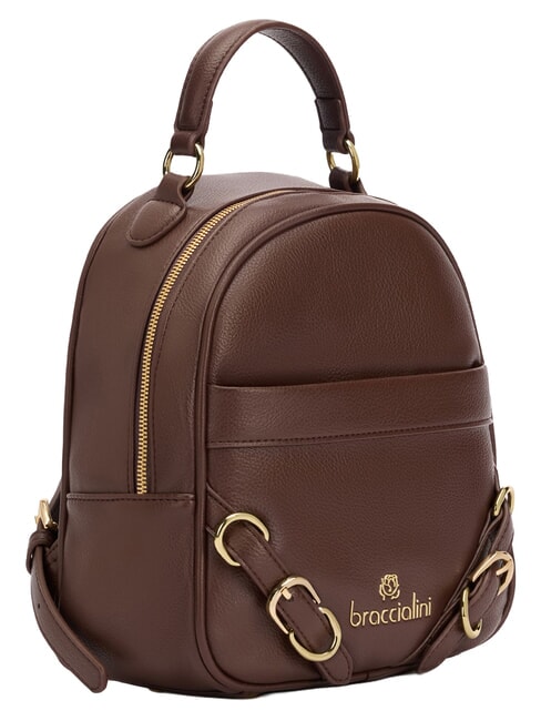 GISELLE Rucksack mit Vorder- und R&uuml;ckentasche braun - Damentaschen