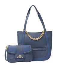 BRACCIALINI CHAIN Schultertasche mit Kette Blau - Damentaschen - 3