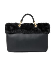 BRACCIALINI BETH FUR Handtasche mit Clutch Schwarz - Damentaschen - 4