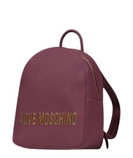 LOVE MOSCHINO BOLD LOVE Rucksack mit gepr&auml;gtem Logo Wein - Damentaschen - 2