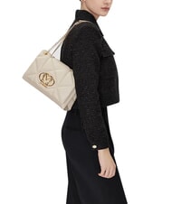 LOVE MOSCHINO EMBOSSED Schultertasche / Umh&auml;ngetasche Elfenbein - Damentaschen - 2